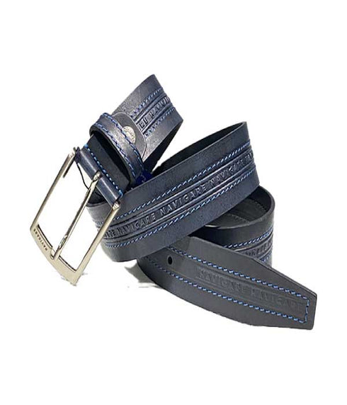 Ceinture en cuir 048  BLU
